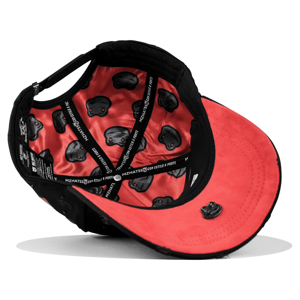 Rico & Muerto BLK Red - MZ HATS
