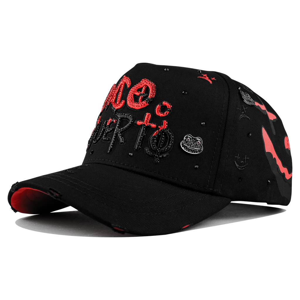Rico & Muerto BLK Red - MZ HATS