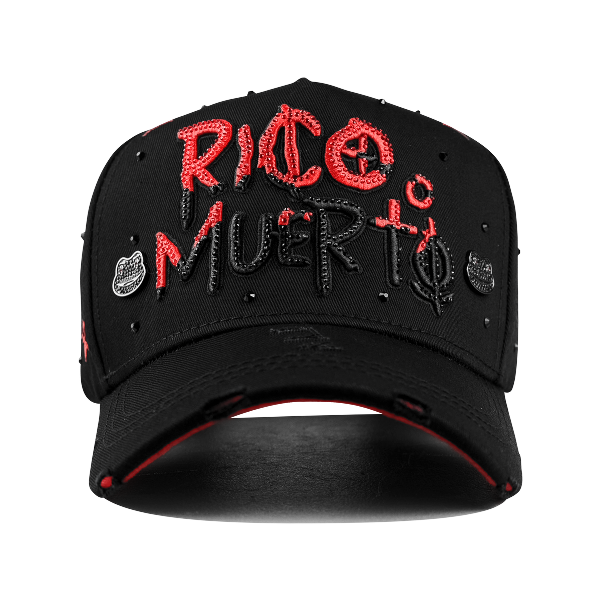 Rico & Muerto BLK Red - MZ HATS